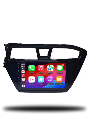 Hyundai i20 2015-2017 Uyumlu Android Multimedya + CarPlay + 4GB RAM + 64GB Hafıza