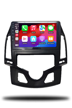 Hyundai i30 2011-2014 Uyumlu Android Multimedya Dijital Klima + CarPlay + 6gb ram + 128gb Hafıza