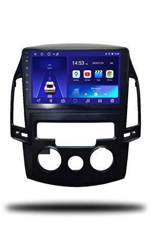 Hyundai i30 2011-2014 Uyumlu Android Multimedya Manuel Klima + CarPlay + 2gb RAM + 32gb Hafıza