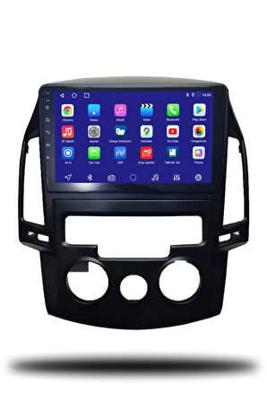 Hyundai i30 2011-2014 Uyumlu Android Multimedya Manuel Klima + CarPlay + 2gb RAM + 32gb Hafıza