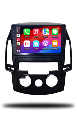 Hyundai i30 2011-2014 Uyumlu Android Multimedya Manuel Klima + CarPlay + 2gb RAM + 32gb Hafıza