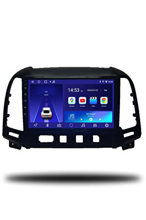 Hyundai Santa FE 2007-2011 Uyumlu Android Multimedya + CarPlay + 4GB RAM + 64GB Hafıza