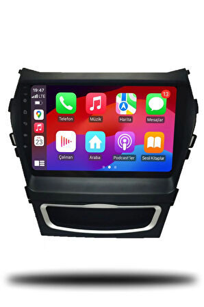 Hyundai Santa FE IX45 2012-2016 Uyumlu Android Multimedya + CarPlay + 2gb RAM + 32gb Hafıza