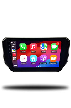 Hyundai Santa FE IX45 2018-2022 Uyumlu Android Multimedya + CarPlay + 4GB RAM + 64GB Hafıza