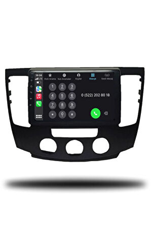 Hyundai Sonata 2009-2012 Uyumlu Android Multimedya Manuel Klima + CarPlay + 2gb RAM + 32gb Hafıza