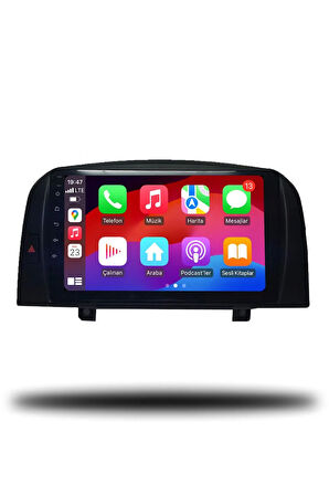 Hyundai Sonata 2005-2008 Uyumlu Android Multimedya + CarPlay + 4GB RAM + 64GB Hafıza