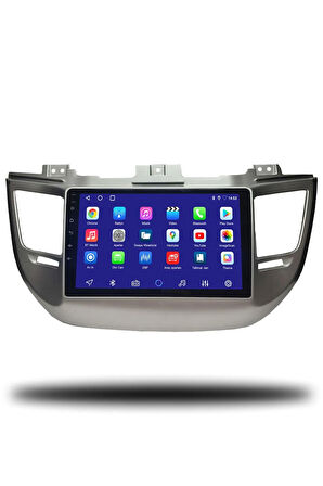 Hyundai Tucson 2015-2018 Uyumlu Android Multimedya + CarPlay + 6gb ram + 128gb Hafıza