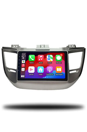 Hyundai Tucson 2015-2018 Uyumlu Android Multimedya + CarPlay + 6gb ram + 128gb Hafıza