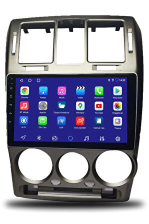 Hyundai Getz 2003-2011 Uyumlu Android Multimedya Büyük Çerçeveli + CarPlay + 4GB RAM + 64GB Hafıza