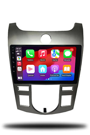 Kia Cerato 2009-2012 Dijital Klima Uyumlu Android Multimedya + CarPlay + 4GB RAM + 64GB Hafıza