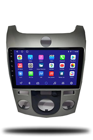 Kia Cerato 2009-2012 Manuel Klima Uyumlu Android Multimedya + CarPlay + 4GB RAM + 64GB Hafıza
