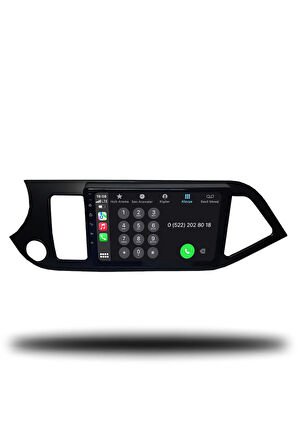 Kia Picanto 2011-2016 Uyumlu Android Multimedya + CarPlay + 4GB RAM + 64GB Hafıza