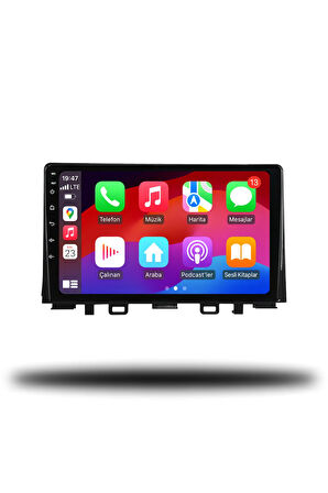 Kia Stonic 2017-2022 Uyumlu Android Multimedya + CarPlay + 4GB RAM + 64GB Hafıza