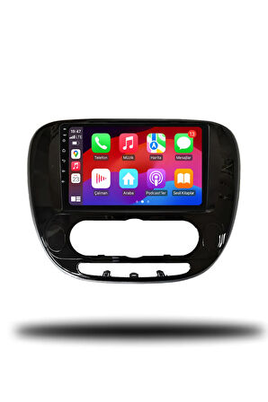 Kia Soul 2015-2017 Uyumlu Android Multimedya + CarPlay + 4GB RAM + 64GB Hafıza