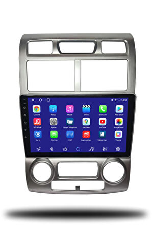 Kia Sportage 2005-2010 Uyumlu Android Multimedya + CarPlay + 2gb RAM + 32gb Hafıza