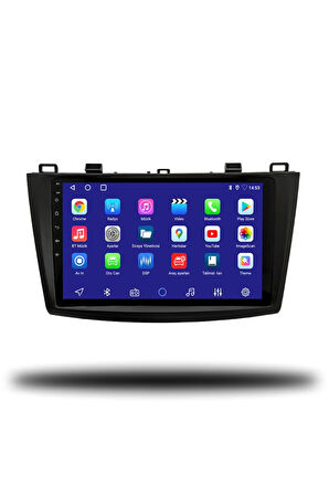 Mazda 3 2010-2013 Uyumlu Android Multimedya + CarPlay + 4GB RAM + 64GB Hafıza