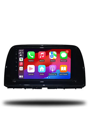 Mazda 6 2013-2014 Uyumlu Android Multimedya + CarPlay + 2gb RAM + 32gb Hafıza