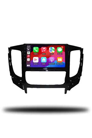 Mitsubishi L200 2015-2022 Dijital Klima Uyumlu Android Multimedya + CarPlay + 4GB RAM + 64GB Hafıza