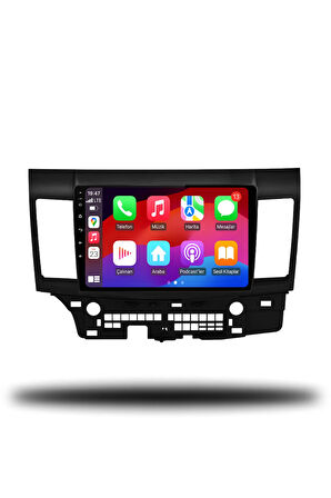 Mitsubishi Lancer 2010-2017 Uyumlu Android Multimedya + CarPlay + 2gb RAM + 32gb Hafıza