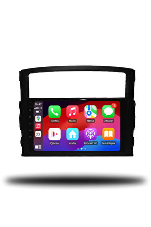 Mitsubishi Pajero 2008-2014 Uyumlu Android Multimedya + CarPlay + 4GB RAM + 64GB Hafıza