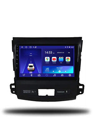 Mitsubishi Outlander 2008-2012 Uyumlu Android Multimedya + CarPlay + 4GB RAM + 64GB Hafıza