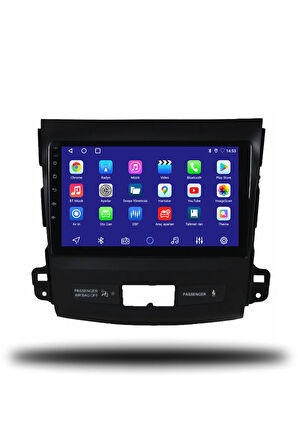 Mitsubishi Outlander 2008-2012 Uyumlu Android Multimedya + CarPlay + 4GB RAM + 64GB Hafıza