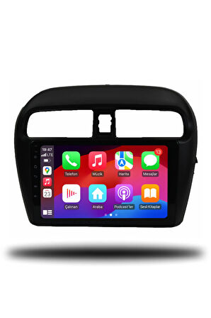 Mitsubishi Space Star 2014-2022 Uyumlu Android Multimedya + CarPlay + 4GB RAM + 64GB Hafıza