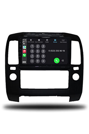 Nissan Navara 2006-2010 Uyumlu Android Multimedya + CarPlay + 6gb ram + 128gb Hafıza