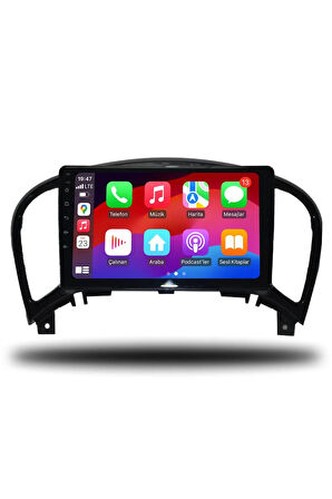 Nissan Juke 2011-2018 Uyumlu Android Multimedya + CarPlay + 6gb ram + 128gb Hafıza