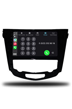 Nissan Qashqai 2014-2021 Dijital Klima Uyumlu Android Multimedya + CarPlay + 6gb ram + 128gb Hafıza