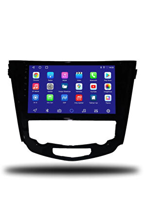 Nissan X-Trail 2014-2021 Dijital Klima Uyumlu Android Multimedya + CarPlay + 4GB RAM + 64GB Hafıza
