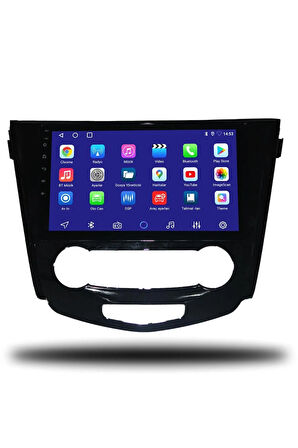 Nissan Qashqai 2014-2021 Manuel Klima Uyumlu Android Multimedya + CarPlay + 6gb ram + 128gb Hafıza