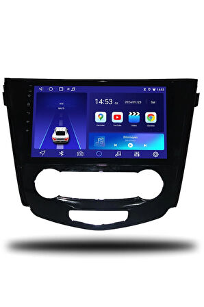 Nissan X-Trail 2014-2021 Manuel Klima Uyumlu Android Multimedya + CarPlay + 4GB RAM + 64GB Hafıza