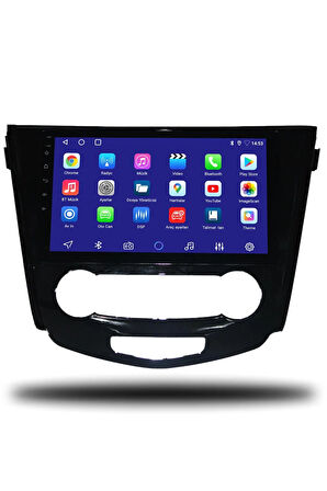 Nissan X-Trail 2014-2021 Manuel Klima Uyumlu Android Multimedya + CarPlay + 6gb ram + 128gb Hafıza