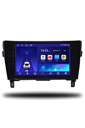 Qashqai 2013-2021 Uyumlu Android Multimedya + CarPlay + 4GB RAM + 64GB Hafıza  uyumlu