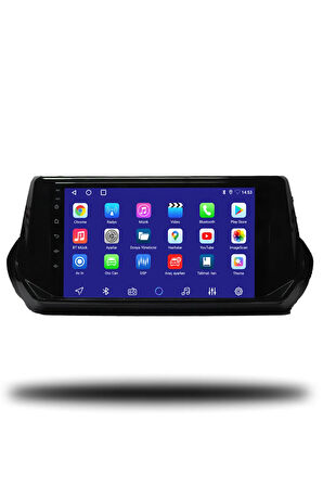 Peugeot 2008  2020-2022 Uyumlu Android Multimedya + CarPlay + 4gb RAM + 64gb Hafıza