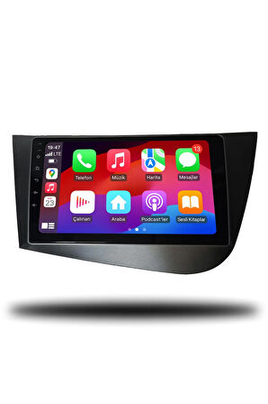 Seat Leon 2006-2012 Uyumlu Android Multimedya + CarPlay + 4GB RAM + 64GB Hafıza
