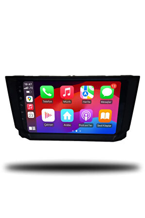 Seat İbiza 2016-2022 Uyumlu Android Multimedya + CarPlay  4GB RAM + 64GB Hafıza