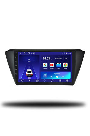 Skoda Fabia 2015-2020 Uyumlu Android Multimedya + CarPlay + 6gb ram + 128gb Hafıza