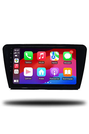 Skoda Octavia 2013-2020 Uyumlu Android Multimedya + CarPlay + 4GB RAM + 64GB Hafıza