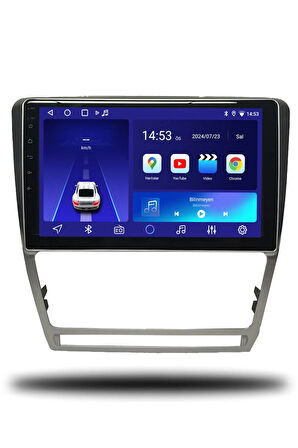 Skoda Octavia 2007-2012 Uyumlu Android Multimedya + CarPlay + 4GB RAM + 64GB Hafıza Uyumlu
