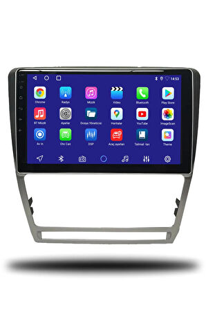 Skoda Octavia 2007-2012 Uyumlu Android Multimedya + CarPlay + 4GB RAM + 64GB Hafıza Uyumlu