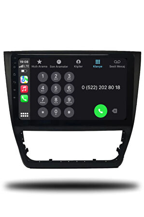 Skoda Yeti 2012-2014 Uyumlu Android Multimedya + CarPlay + 4GB RAM + 64GB Hafıza