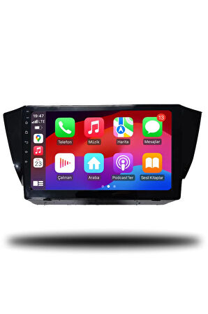 Skoda SuperB 2015-2018 Uyumlu Android Multimedya + CarPlay + 6gb ram + 128gb Hafıza