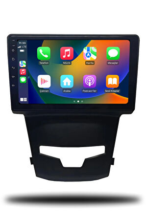Ssangyong Korando Uyumlu Android Carplay Multimedya 2014+ 4GB RAM + 64Gb Hafıza + 8 Çekirdek