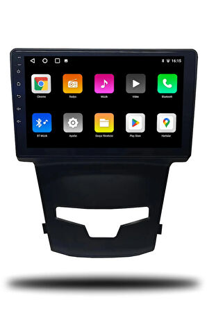 Ssangyong Korando Uyumlu Android Carplay Multimedya 2014+ 4GB RAM + 64Gb Hafıza + 8 Çekirdek