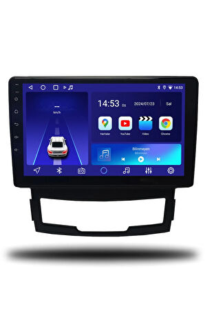Ssangyong Korando 2011-2013 Uyumlu Android Multimedya + CarPlay + 4GB RAM + 64GB Hafıza