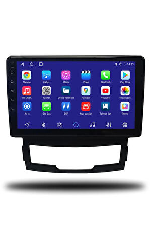 Ssangyong Korando 2011-2013 Uyumlu Android Multimedya + CarPlay + 4GB RAM + 64GB Hafıza
