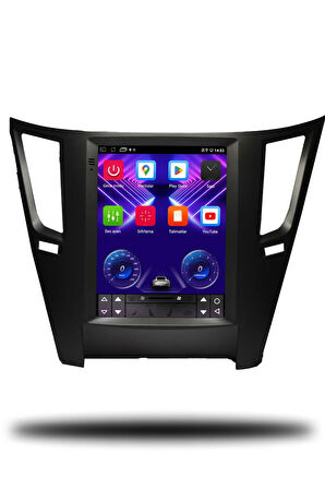 Subaru Outback Tesla 2010-2014 Uyumlu Android Multimedya + CarPlay + 6gb ram + 128gb Hafıza