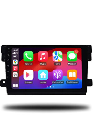 Suzuki Vitara 2007-2011 Uyumlu Android Multimedya Carplay 4gb Ram 64gb Hafıza